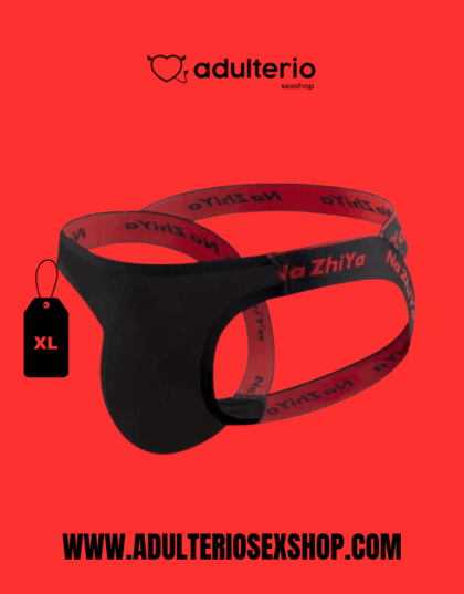 JOCKSTRAP NEGRO/ROJO