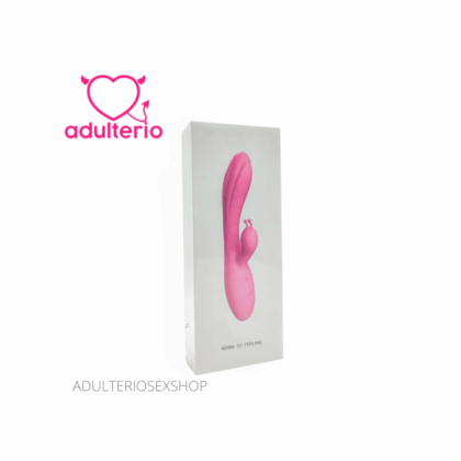 MULTIESTIMULADOR ROSA CON FORMA DE CONEJITO