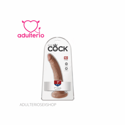 DILDO KING COCK 7" - TAN