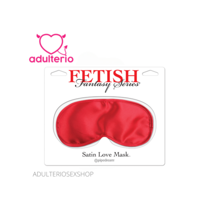 FETISH FANTASY SERIES SATIN LOVE MASK – RED