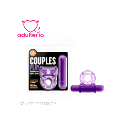 Play With Me – Couples Play – Vibrating Cock Ring – Purple