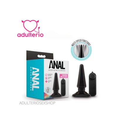 ANAL ADVENTURES – BASIC VIBRATING ANAL PLEASER – BLACK