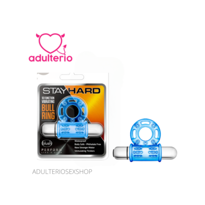 STAY HARD – VIBRATING BULL RING – BLUE