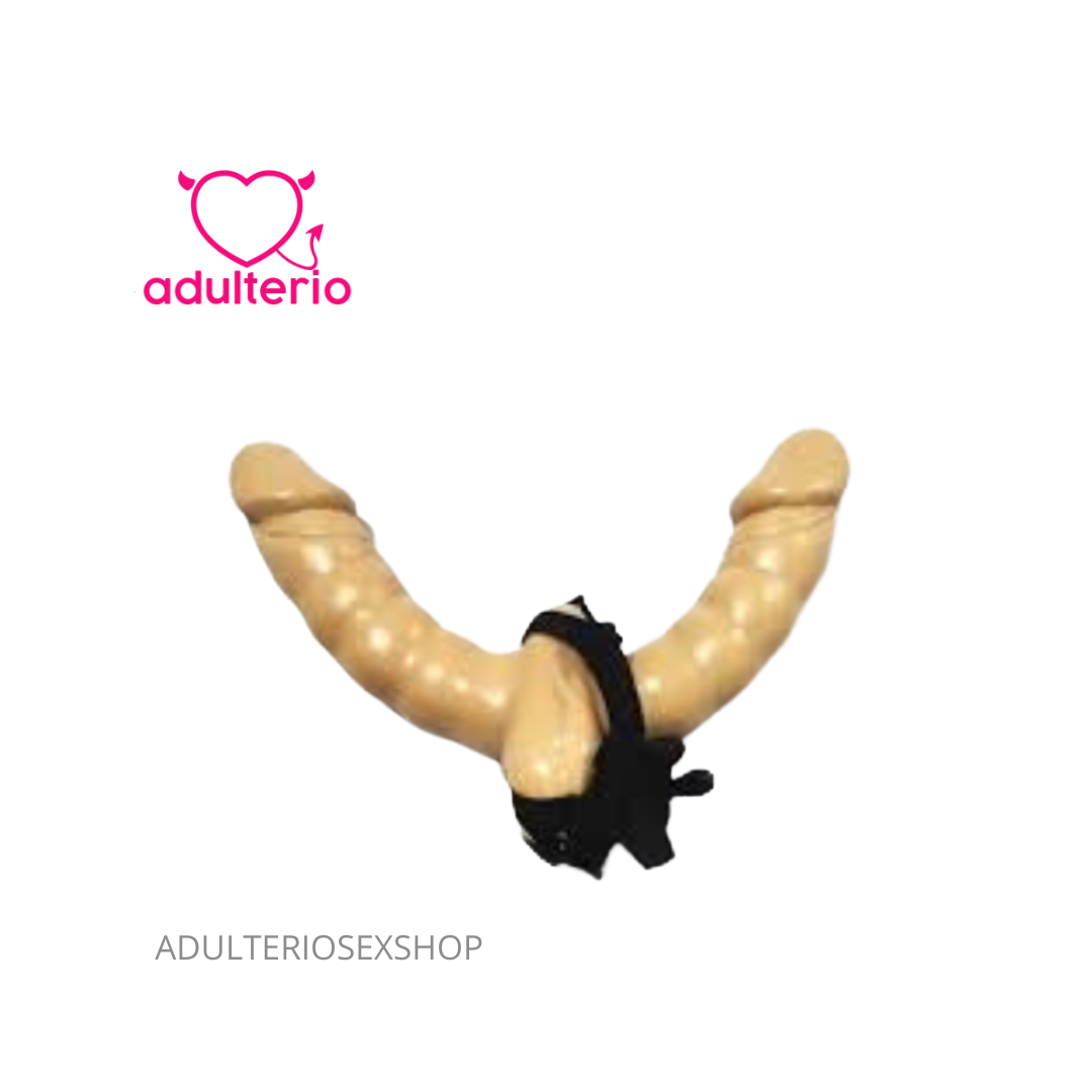 Fiercely Femme Dildo Doble con Arnés Ajustable para Parejas - Imagen 2