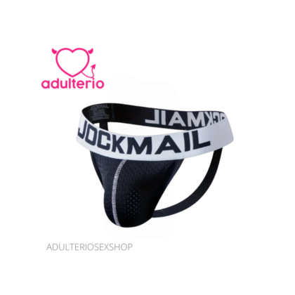 Jockstrap Black and White Talla M | Suspensorio para Hombre