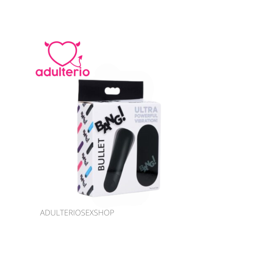 Black BG Vibrating Bullet w/ Remote