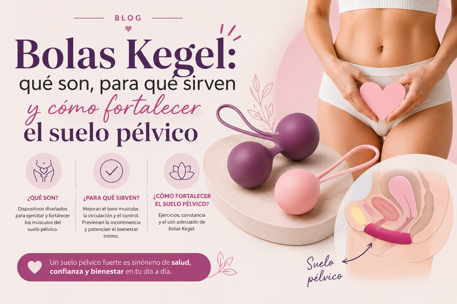Bolas Kegel: qué son, para qué sirven y cómo fortalecer el suelo pélvico