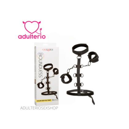 Boundless Collar Arnés Corporal Ajustable para Juegos de Rol