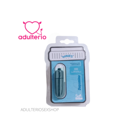 Mini Bullet Dopamina Bala Vibradora Compacta y Discreta plateado