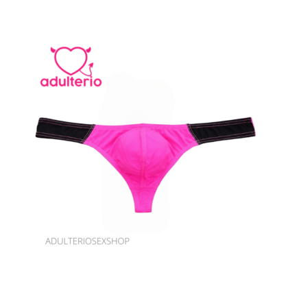 Tanga para Hombre de Fibra Sedosa | Transpirable, Talla S, Pink