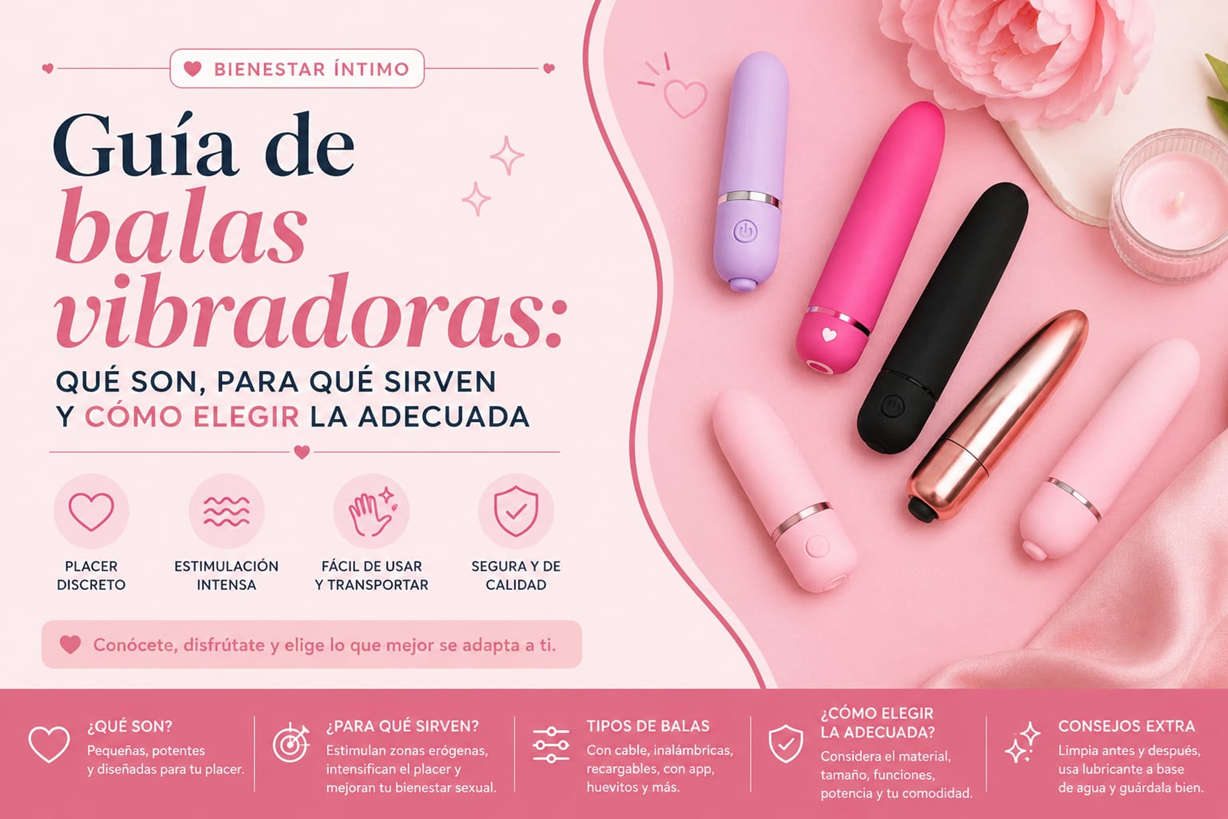 Guía de balas vibradoras: qué son, para qué sirven y cómo elegir la adecuada
