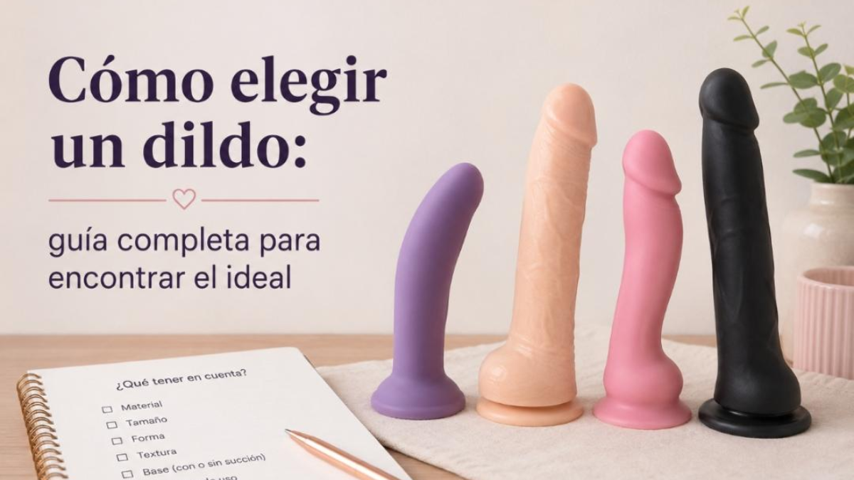 Cómo elegir un dildo: guía completa para encontrar el ideal