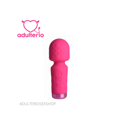 BG 10X Mini Silicone Wand Pink | Mini Vibrador Recargable