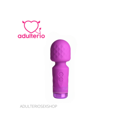 BG 10X Mini Silicone Wand Purple | Mini Vibrador Recargable