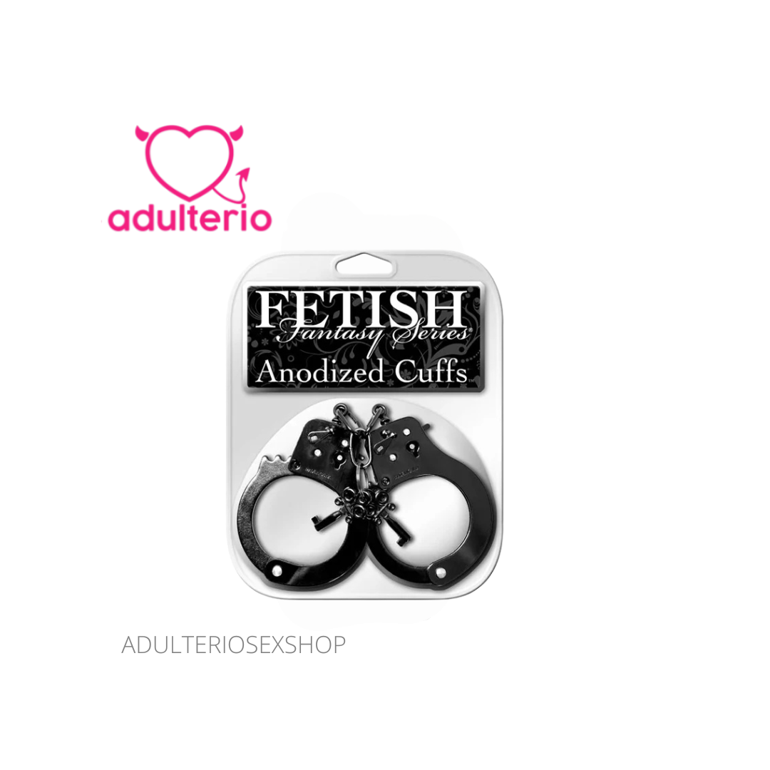 Fetish Fantasy Series Black | Esposas BDSM Ajustables de Metal - Imagen 4