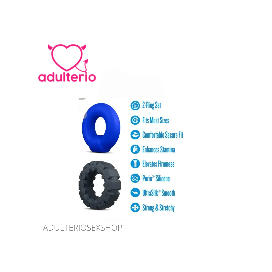 Multi Cock Ring | Anillo Múltiple de Silicona para Pene - Imagen 4