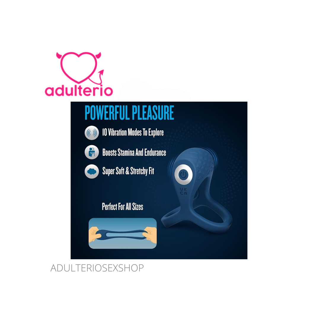 Performance Plus Flex Pro Blue | Anillo Vibrador Recargable - Imagen 4