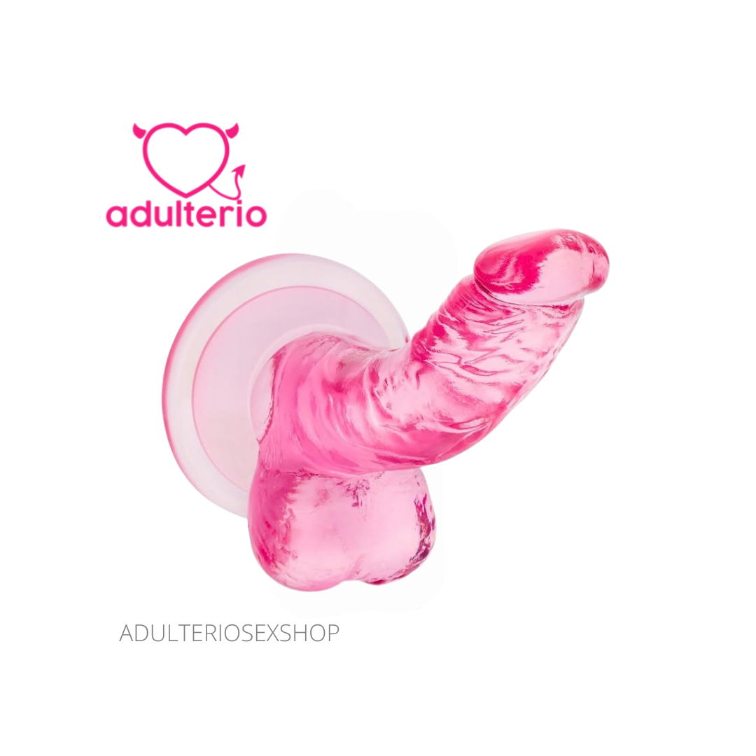Naturally Yours 4" Mini Dildo de Cristal Amatista Elegante - Imagen 3