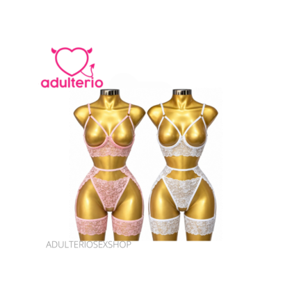 Lencería de Encaje Coordinado Sol | Conjunto de Lencería Sexy