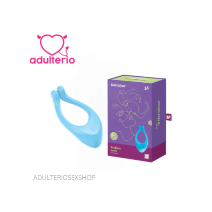 Satisfyer Endless Love Azul | Vibrador Pareja de 3 Motores