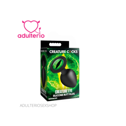 Creature Eye Green Eye | Plug Anal de Silicona Verde